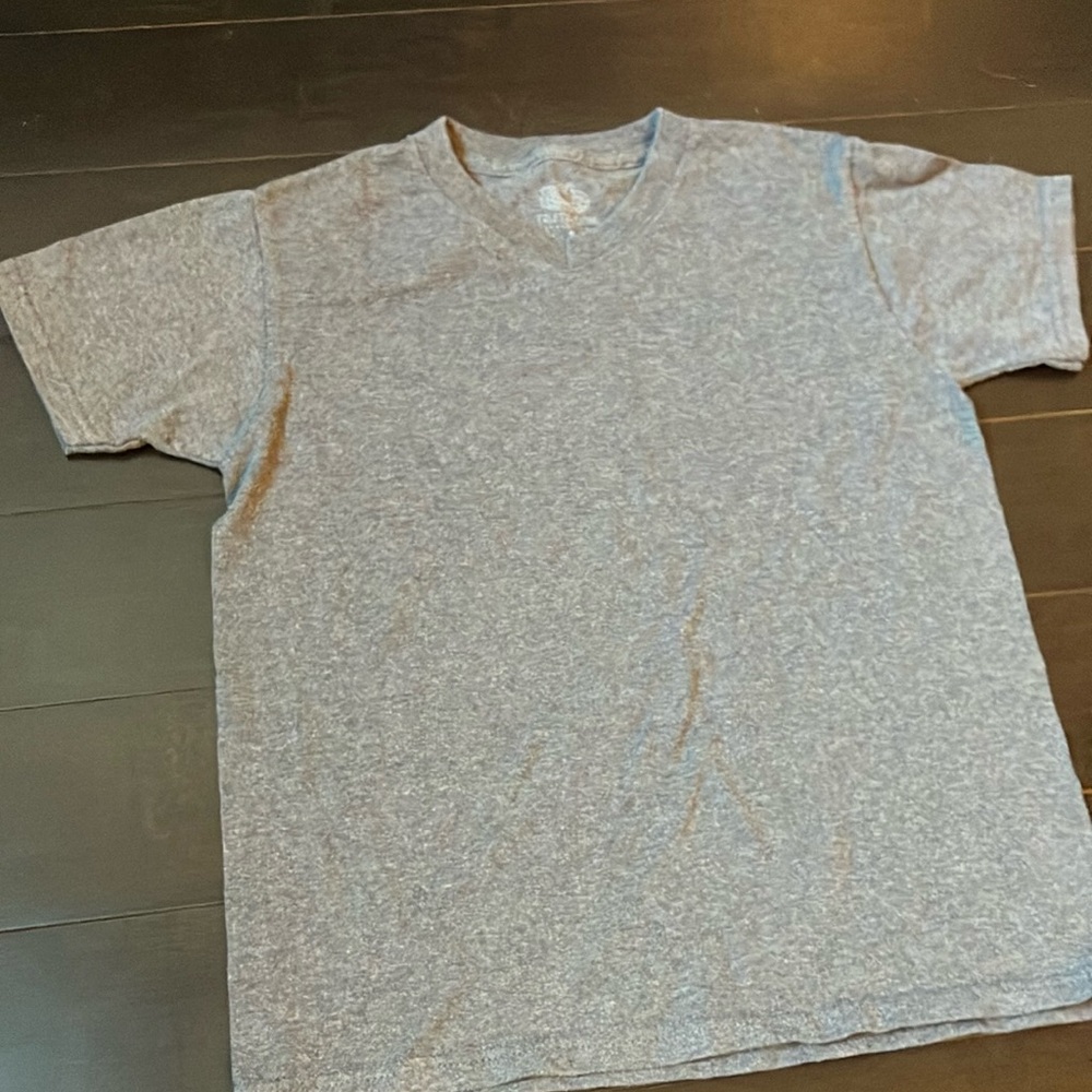 🔥Grey v neck shirt